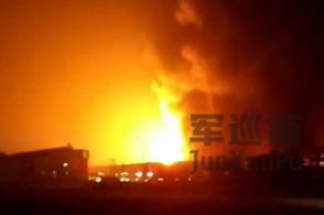 江蘇連云港爆炸，已確定為一建材公司發(fā)生火災(zāi)引發(fā)