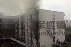 在宿舍吃火鍋不慎引發(fā)火災(zāi)，消防水炮滅火及時救場